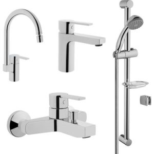 Artema Fold S Batarya Seti +artema Solo C Sürgülü Duş Seti Krom