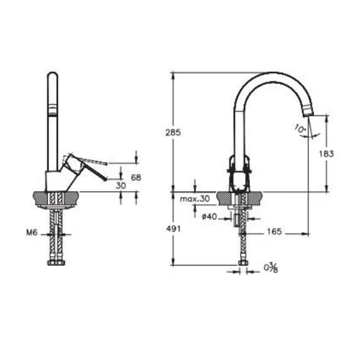 Artema Nora S Eviye Bataryası + A45254 Filtreli Ara Musluk Set 2'li - Görsel 3