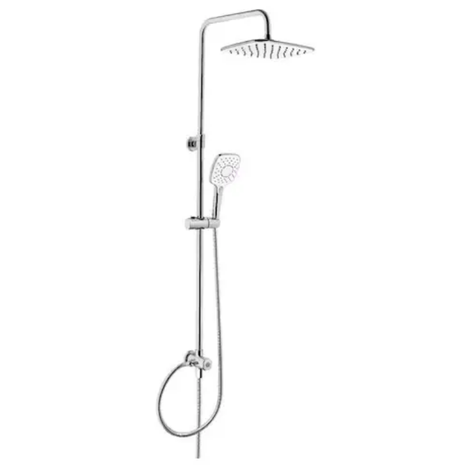 Artema A42444 Solid S Banyo Batarya + Punto Plus 3S A4573 Tepe Duş Krom - Görsel 2