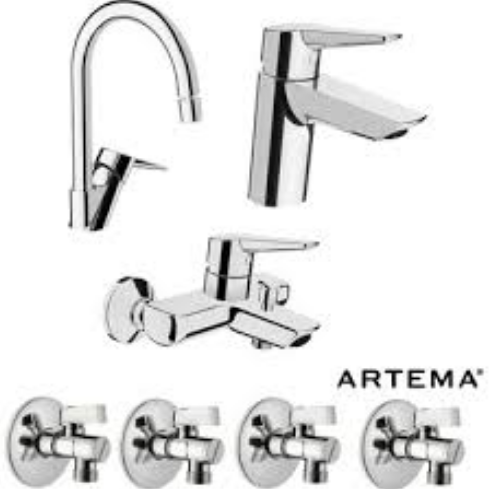 artema-solid-s-batarya-seti-4-adet-filtreli-ara-musluk-krom